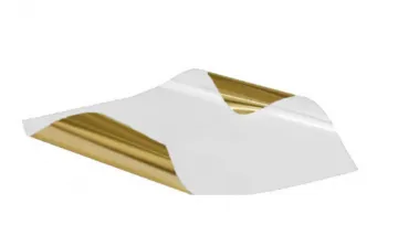 White Foiled 6x12 papers, 4 sheets